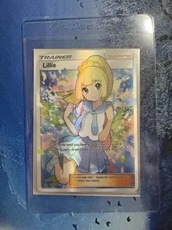 Pokemon TCG Lillie 151/156 Full Art Ultra Prism Card Near Mint Condition - Image 1