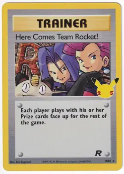 Here comes Team Rocket! 15/82 - Celebrations - NM Holo Rare - Pokemon card - Image 1