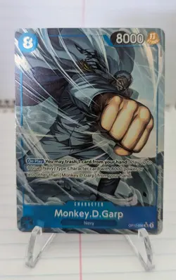 Monkey D Garp OP12-056 Alternate Art One Piece Card English Legacy of the Master - Image 1