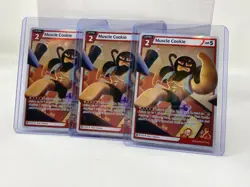 CookieRun Braverse TCG - Muscle Cookie (P-015) Promo Card FOIL NEW English - Image 1