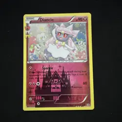 Diancie RC22/RC32 Radiant Collection Reverse Holo Pokemon Card NM - Image 1