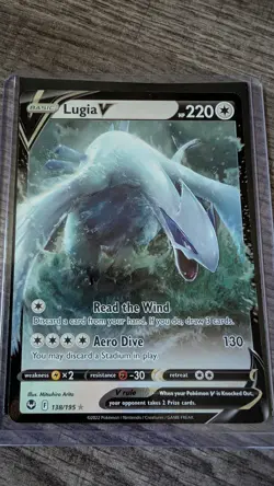 Pokemon Lugia v TCG Silver Tempest Ultra Rare Holo Card 138/195 Sword & Shield - Image 3