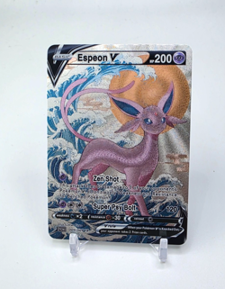 Custom Espeon Textured Foil Holo Espeon Card Espeon V READ DESCRIPTION BELOW - Image 1