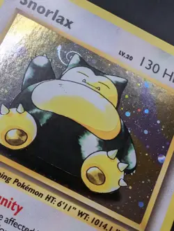 Snorlax XY179 Black Star Promo With HD SWIRL English Pokemon TCG Card NM - Image 3