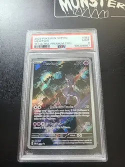 PSA 9 MINT Mewtwo SVP052 UPC HOLO PROMO SVP 052 Pokemon Card - Image 1