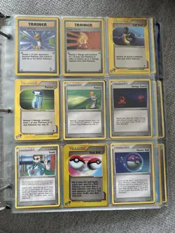 Pokemon Trainer Card Lot (60)-Vintage WotC-2x Professor Oak, Dual Ball Rev Holo - Image 1