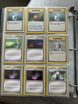 Pokemon Trainer Card Lot (60)-Vintage WotC-2x Professor Oak, Dual Ball Rev Holo - Image 2