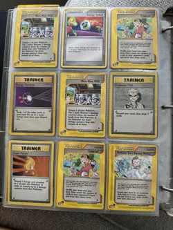 Pokemon Trainer Card Lot (60)-Vintage WotC-2x Professor Oak, Dual Ball Rev Holo - Image 4