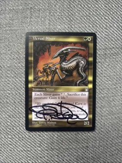 MTG 1998 Terese Nielsen Signed Stronghold Victual Sliver Near Mint - Image 1