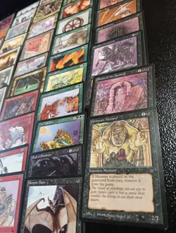 Lot #1 Of 19 Legends 63 Dark Common Lot Uncommon MTG LP NM Collection Gift Vtg - Image 2