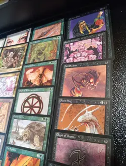 Lot #1 Of 19 Legends 63 Dark Common Lot Uncommon MTG LP NM Collection Gift Vtg - Image 3