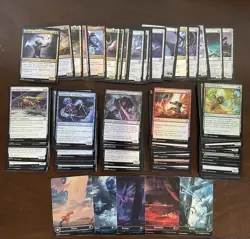 MTG Magic Edge Of Eternities Complete Common & Uncommon Foil Set English - Image 1