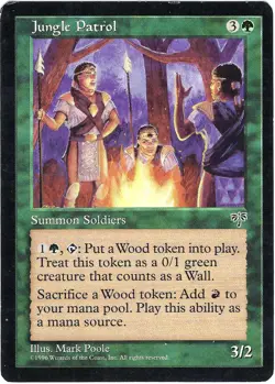 (3X) Jungle Patrol Mirage Rare - MTG Magic the Gathering Card - Image 3