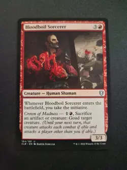 Bloodboil Sorcerer #164 Battle Baldur's Gate MTG Combine Ship 1-10 4.88 - Image 1