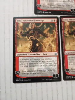 X3 MTG Jaya, Venerated Firemage War of the Spark 135/264 Regular Uncommon - Image 2