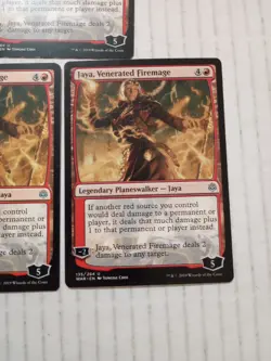 X3 MTG Jaya, Venerated Firemage War of the Spark 135/264 Regular Uncommon - Image 5