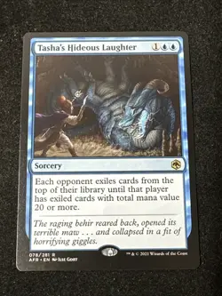 Tasha's Hideous Laughter Forgotten Realms Regular AFR 078/281 MTG Magic NM - Image 1