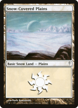 Snow-Covered Plains #151 (HP) Coldsnap CSP Magic MTG - Image 1