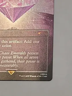 Chaos Emerald (Lotus Petal) Purple Secret Lair Drop 7034 Sonic Bonus MTG NM - Image 4