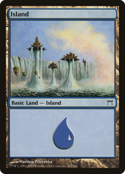 Island (292) #292 (MP) Champions of Kamigawa CHK Magic MTG - Image 1