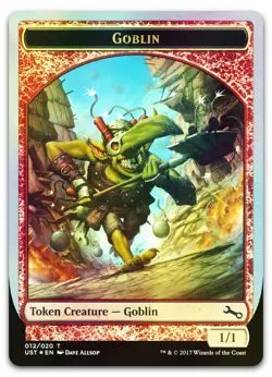 Goblin Token #12 (Foil) (NM) Unstable UST Magic MTG - Image 1