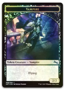 Vampire Token #8 (Foil) (NM) Unstable UST Magic MTG - Image 1