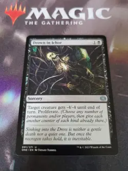 Mtg. Drown in Ichor. Phyrexia: All Will Be One. Pack Fresh - Image 1