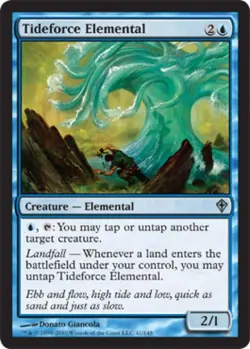 Tideforce Elemental - Medium Play MTG Worldwake - Image 1