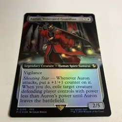 MTG - Auron, Venerated Guardian (Extended Art) - Final Fantasy NM/M Condition - Image 1