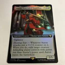 MTG - Auron, Venerated Guardian (Extended Art) - Final Fantasy NM/M Condition - Image 2