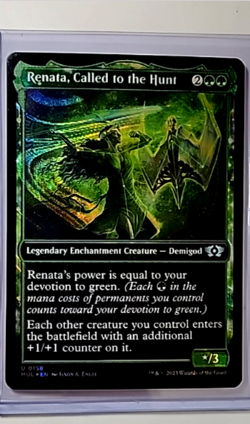 MTG Magic the Gathering Multiverse Legends Halo Foil Renata Called to the Hunt - Image 1