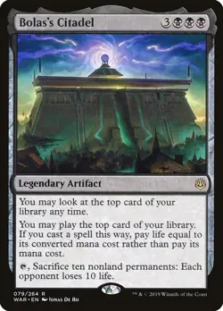 Bolas's Citadel x1 War of the Spark MTG Magic The Gathering Black Artifact Card - Image 1