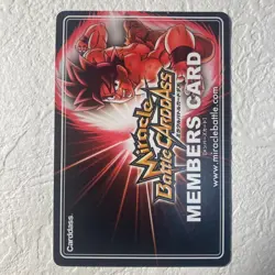 [SC] ya131 A022 Members Card Miracle Battle Carddass Mirabato Trading - Image 1