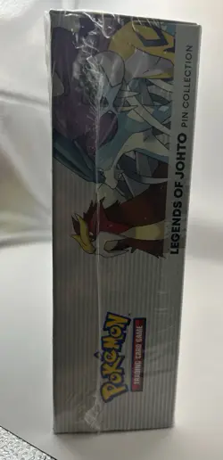 Pokemon TCG Legends of Johto Pin Collection Box - New Sealed (9 Packs, 3 Pins) - Image 2