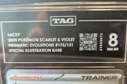 Pokemon Lacey 175/131 TAG 9 NM MT Special Illustration Rare Prismatic Evolutions - Image 3