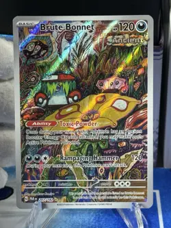 Brute Bonnet 207/182 Sv04: Paradox Rift Holo illustration rare Pokemon TCG - Image 1