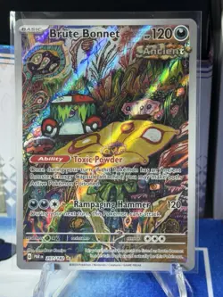 Brute Bonnet 207/182 Sv04: Paradox Rift Holo illustration rare Pokemon TCG - Image 3