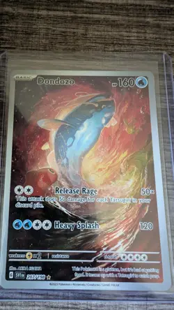 Pokemon Dondozo Full Art Holo English SV1 Scarlet & Violet Base 207/198 - Image 1
