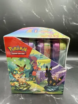 Pokemon Prismatic Evolutions Mini Tin Sealed Display Box Full Set of 8 Tins - Image 2