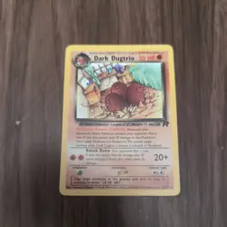Pokemon TCG: Dark Dugtrio 23/82 Non Holo - Team Rocket - LP - Image 1