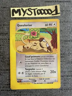 Carte Pokemon Queulorior 109/147 Aquapolis Wizard Francais Occasion - Image 1