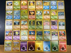 1999 Base Set WOTC Bundle Set 40 Vintage Pokemon Cards No Duplicates!! - Image 1