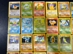 1999 Base Set WOTC Bundle Set 40 Vintage Pokemon Cards No Duplicates!! - Image 2