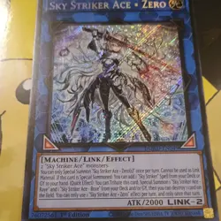Yugioh Sky Striker Ace = Zero DUAD-EN049 Secret -Rare -1st Edition NM - Image 5