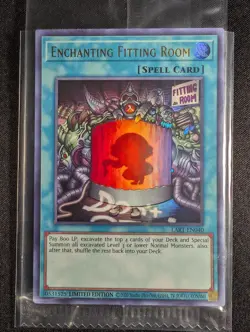 Yugioh Enchanting Fitting Room LART-EN040 Limited Ultra Rare Sealed NM - Image 1