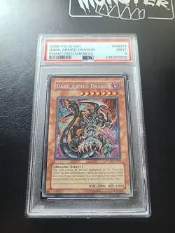 YUGIOH PTDN-EN019 DARK ARMED DRAGON SECRET RARE HOLO FOIL PSA 9 - Image 1