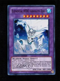 Elemental HERO Absolute Zero YuGiOh Generation Force Limited Edition Promo - Image 1