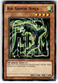 YuGiOh Order of Chaos Card ORCS-EN014 C Air Armor Ninja - Image 1