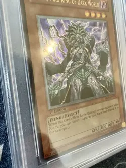 2005 PSA 10 YuGiOh Brron, Mad King Of Dark World 1st Edition Ultimate Rare - Image 3