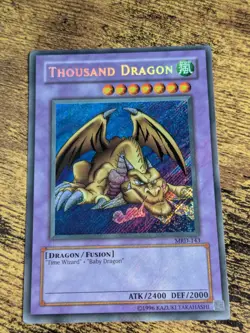 Yugioh Thousand Dragon MRD-143 Secret Rare NM - Image 1